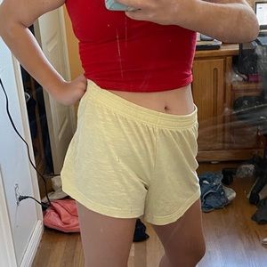 Target! Yellow shorts NWOT!